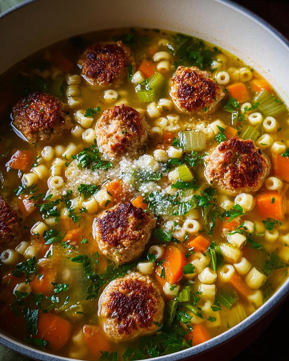 Chicken Meatball Soup - detail 1