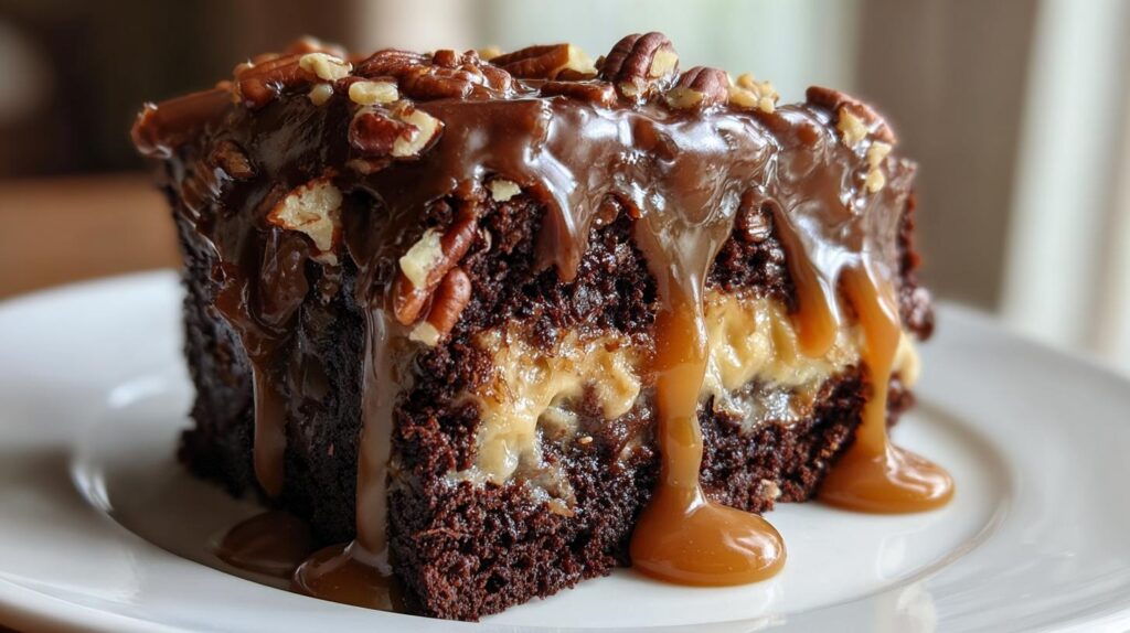 Chocolate Turtle Cake