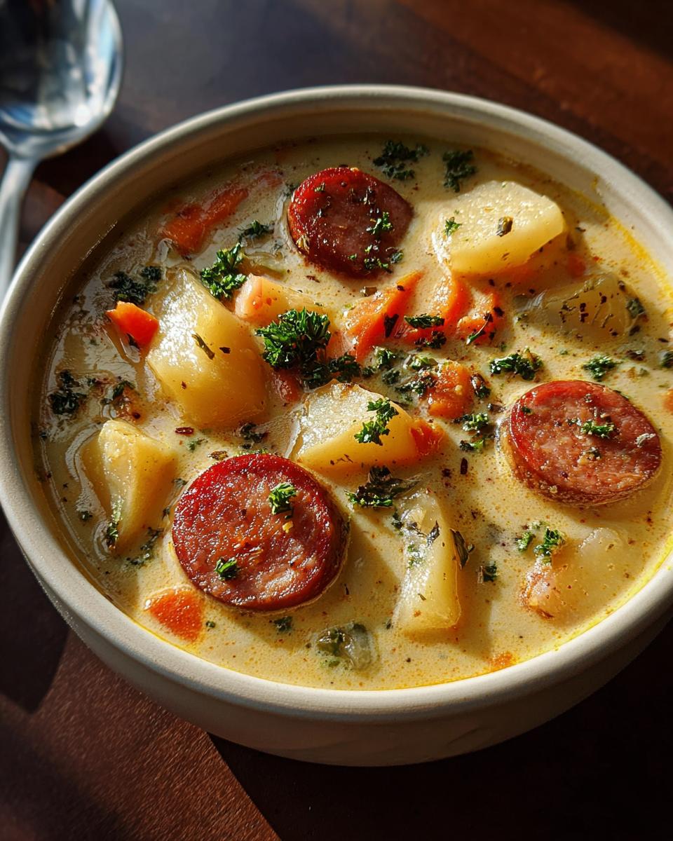 Creamy Sausage Potato Soup - detail 2