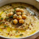 Vegan Garlic Chickpea Soup