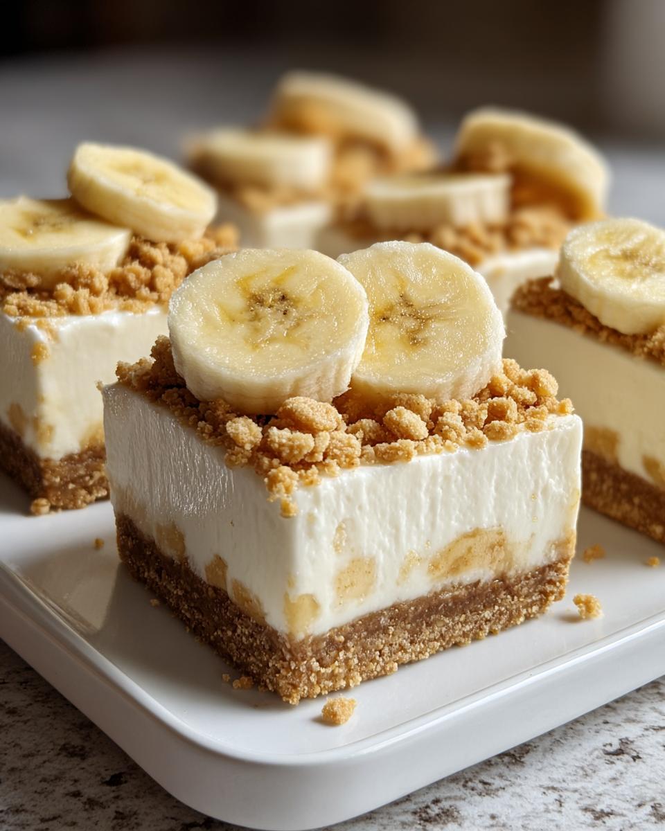 Banana Cheesecake Bars - detail 2
