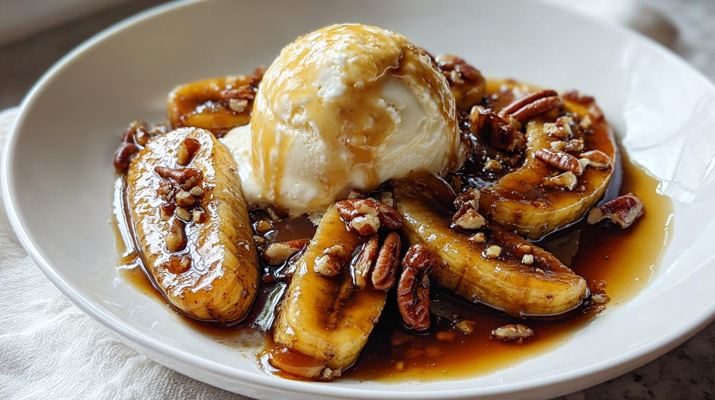 Bananas Foster Dessert - detail 1