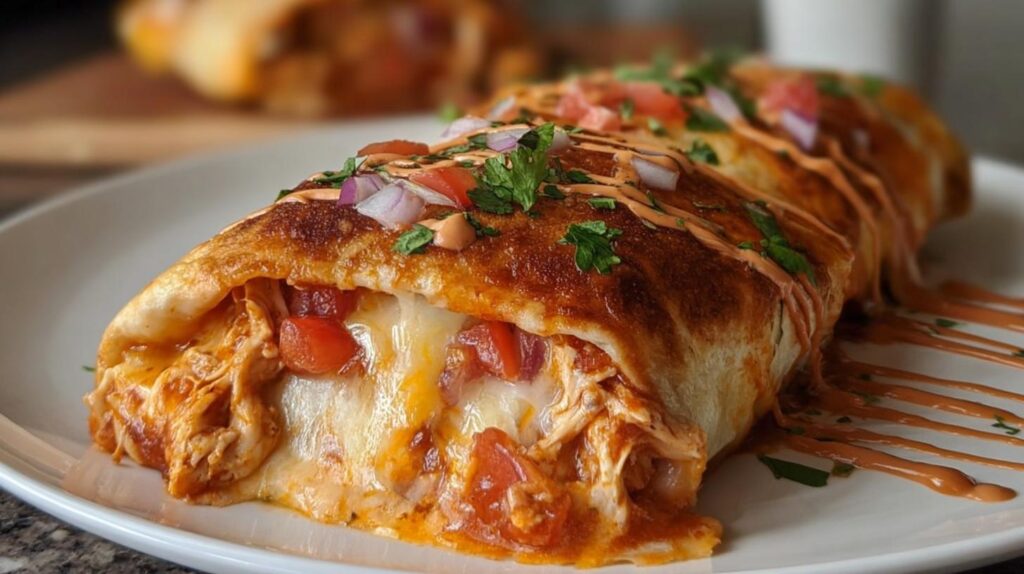Chicken Enchilada Wraps