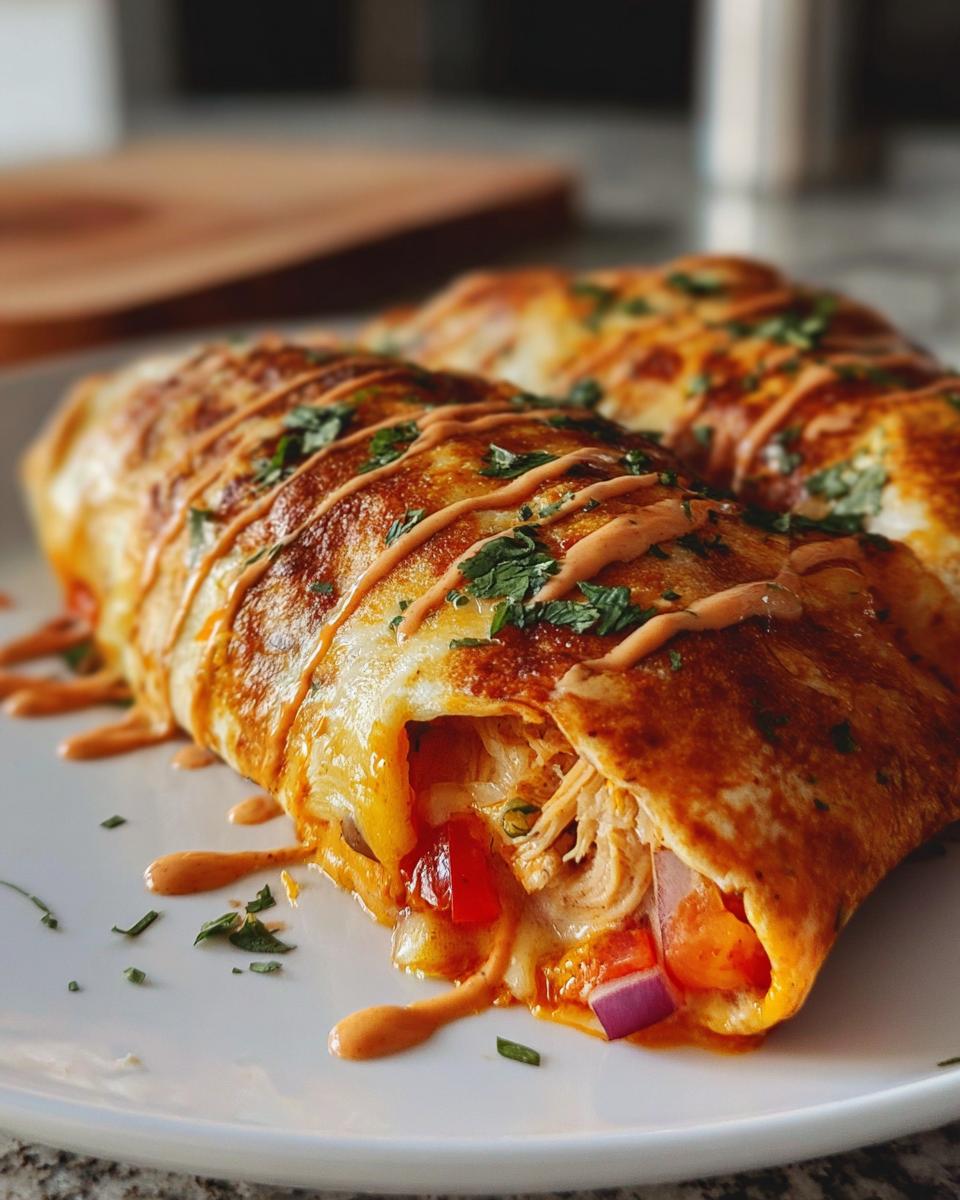 Chicken Enchilada Wraps - detail 2