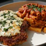 Chicken Parmesan with Blush Pasta