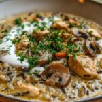Creamy Mushroom Chicken Soup