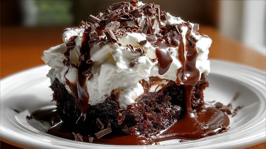 Death by Chocolate Poke Cake