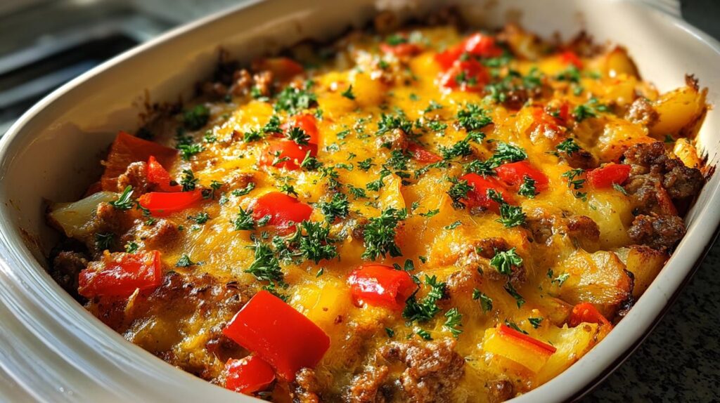Ground Beef Potato Casserole