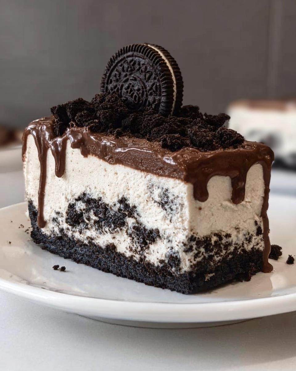 No-Bake Oreo Cheesecake - detail 1
