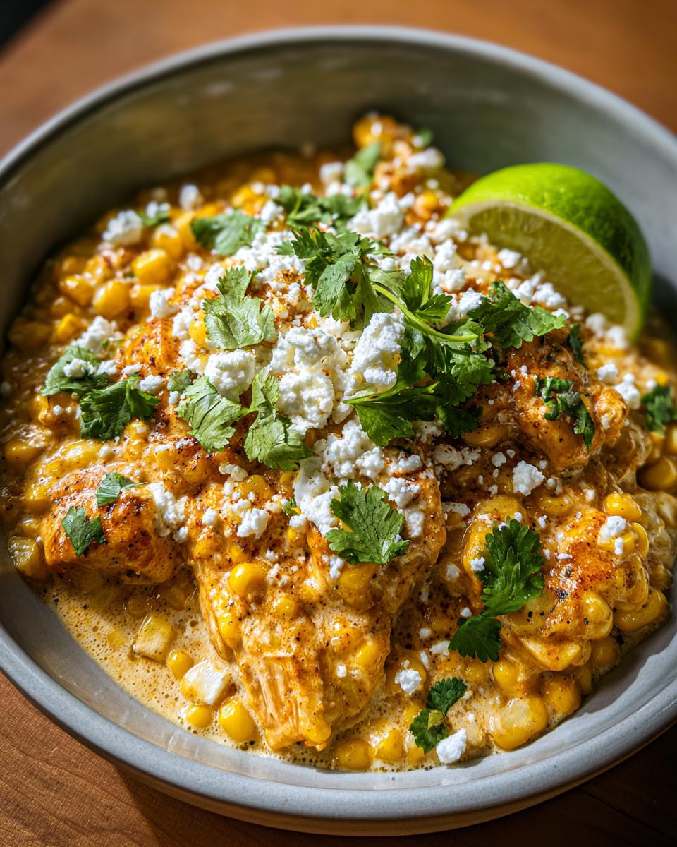Slow Cooker Street Corn Chicken - detail 1
