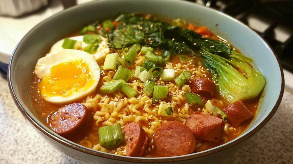 Spicy Instant Ramen Bowl
