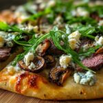 Steak Blue Cheese Pizza