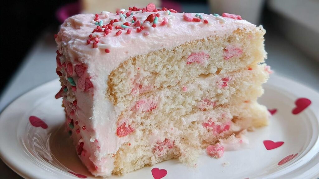 Valentine Vanilla Cake