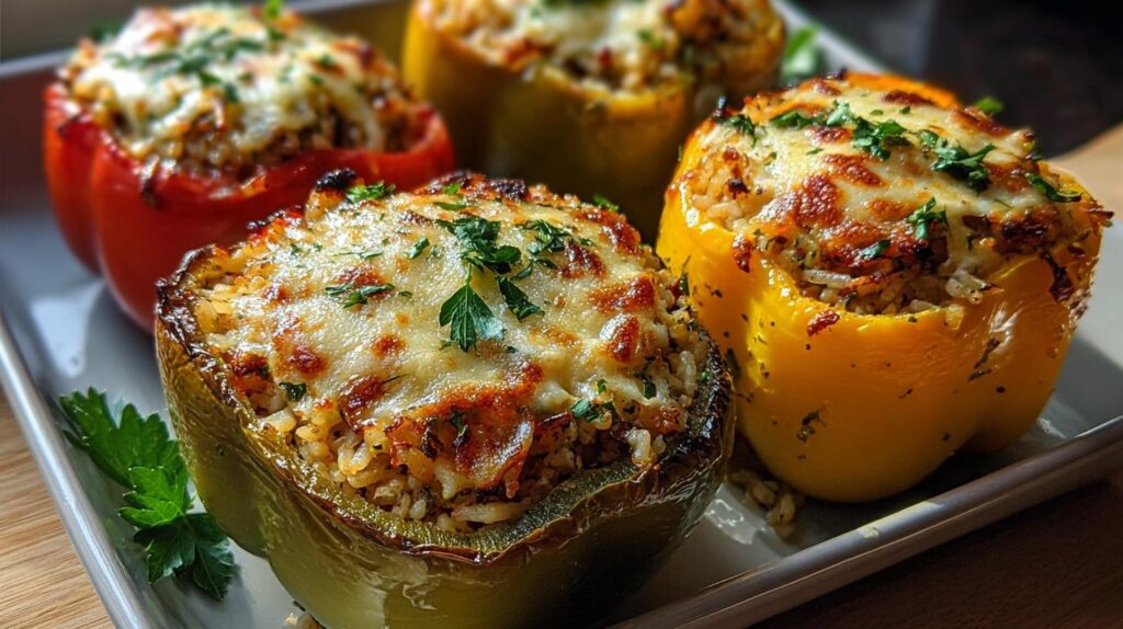 Cheesy Stuffed Peppers