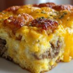 Cheesy breakfast casserole