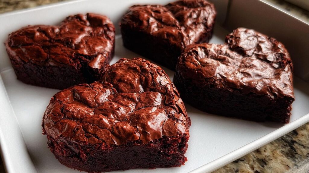 Valentine’s Day brownies