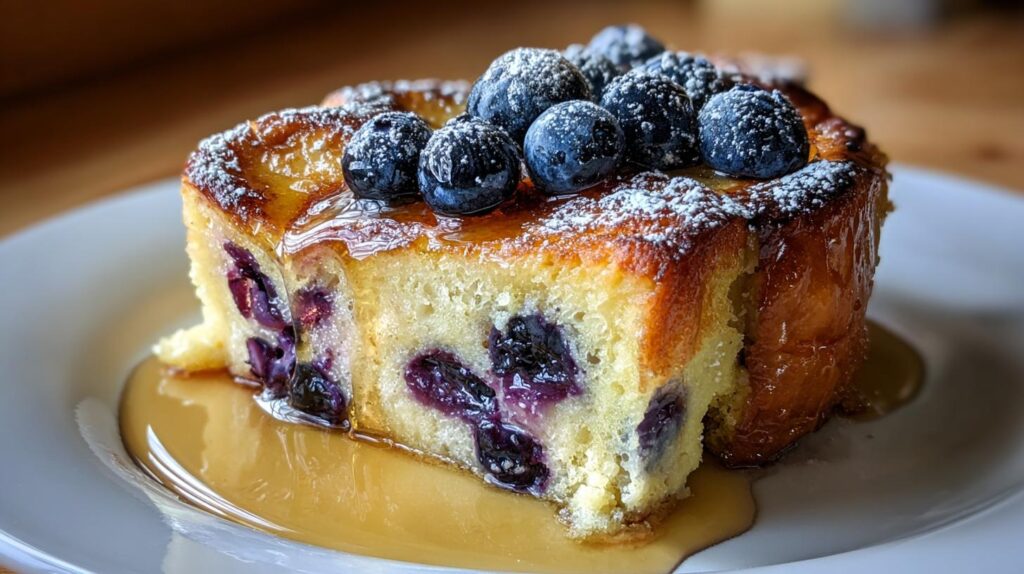 blueberry baked french toast casserole