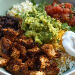 homemade burrito bowl