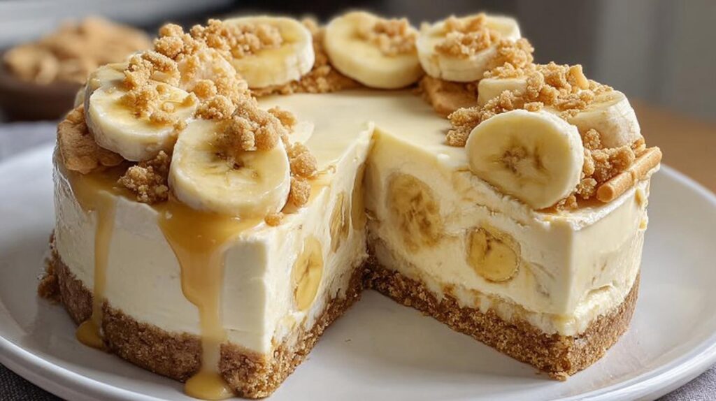 no-bake banana pudding cheesecake