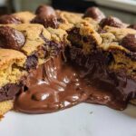 stuffed chocolate chip cookie cake