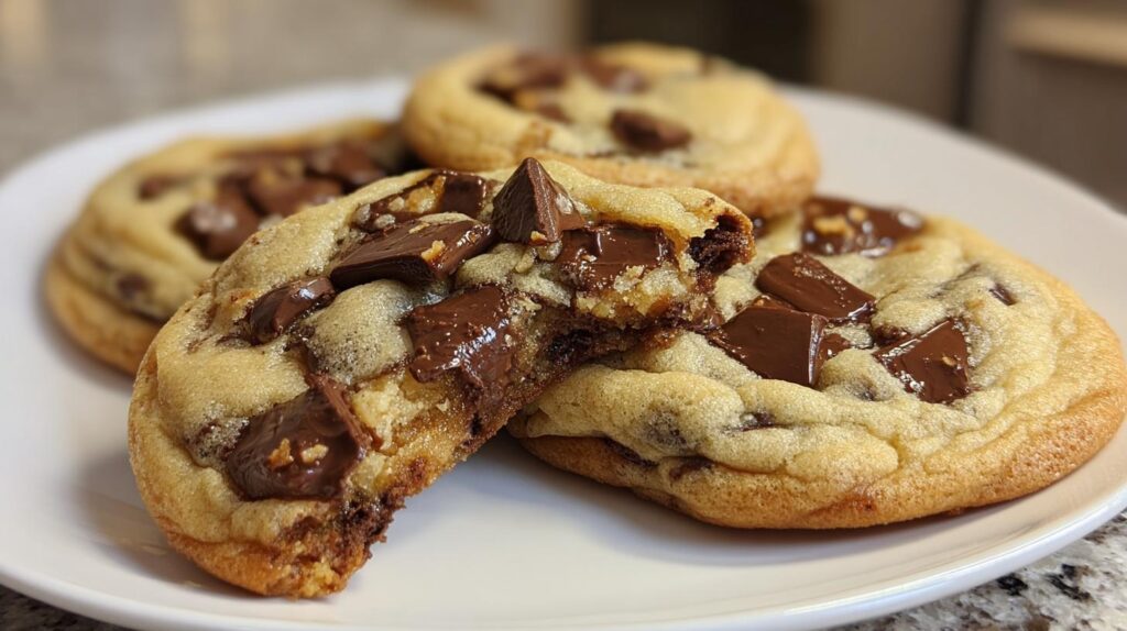 thick chocolate chip cookies