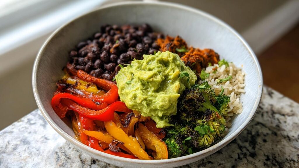 black bean veggie bowl