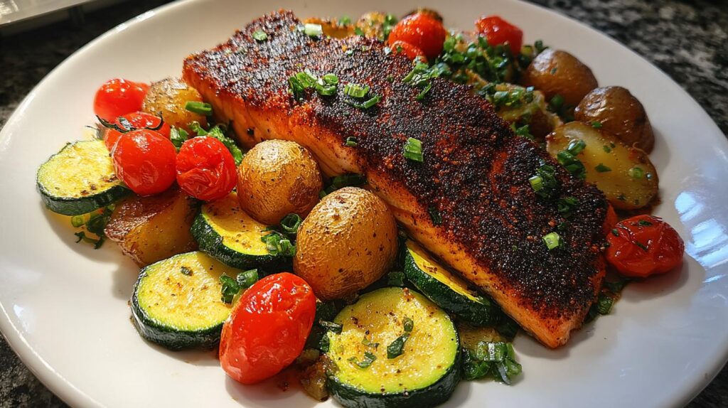 blackened salmon
