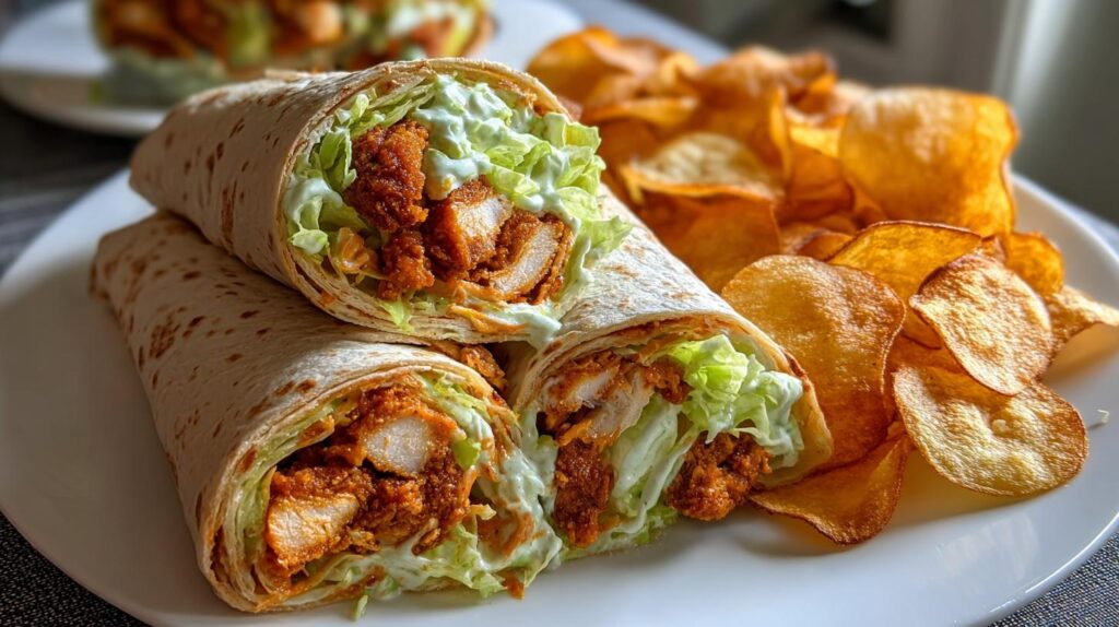 buffalo chicken wraps