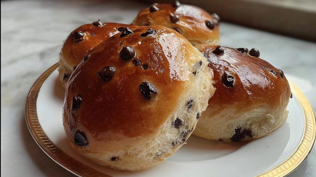 chocolate chip brioche buns