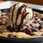 chocolate chip skillet cookie sundae