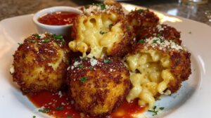 fried mac and cheese balls