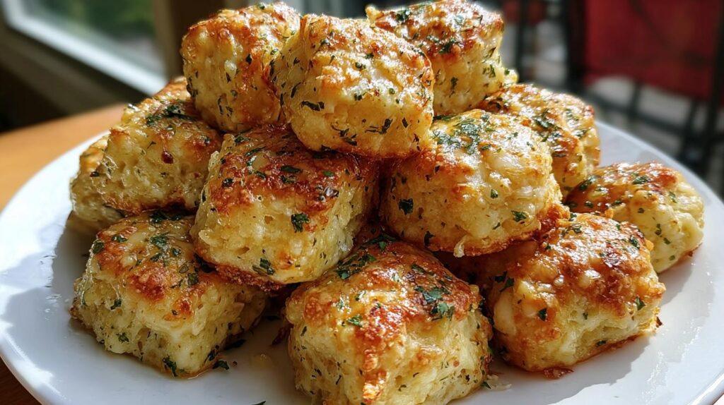 garlic parmesan biscuit bites