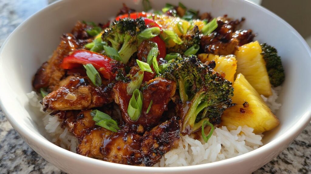 teriyaki pineapple chicken