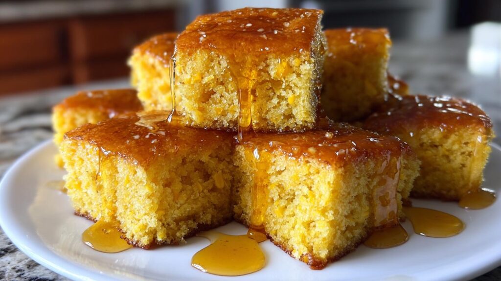 Brown Sugar Honey Butter Cornbread
