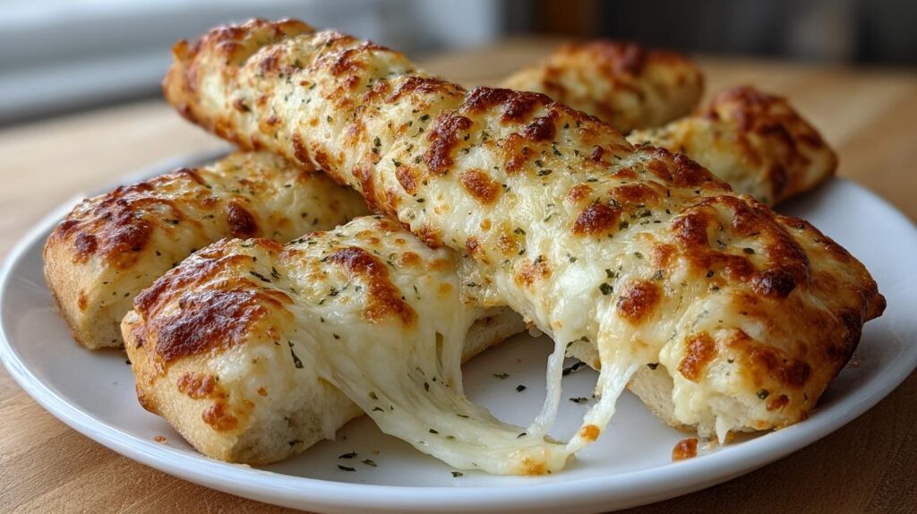 Cheesy Garlic Breadsticks