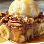 bananas foster bread pudding