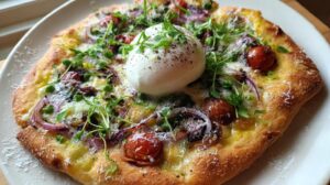 burrata veggie pizza