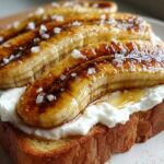 caramelized banana toast