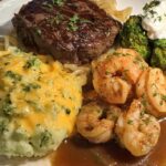 steak and shrimp surf and turf