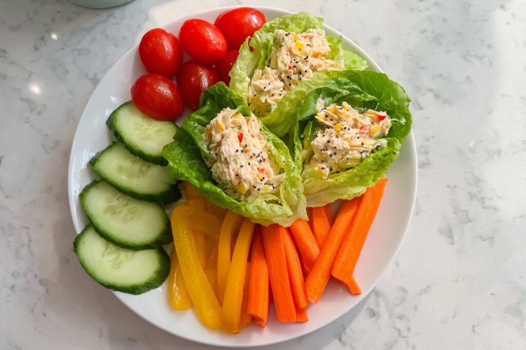 Chicken Salad Lettuce Wraps