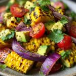 Grilled Corn Avocado Salad