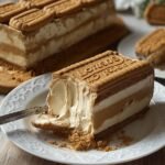 Lotus Biscoff ice cream cake